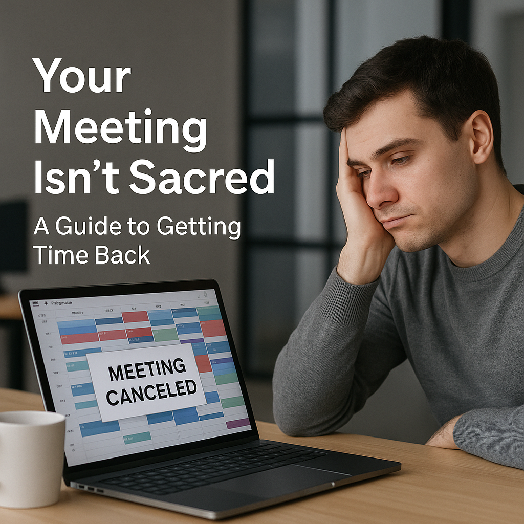 Your Meeting Isn’t Sacred: A Guide to Getting Time Back